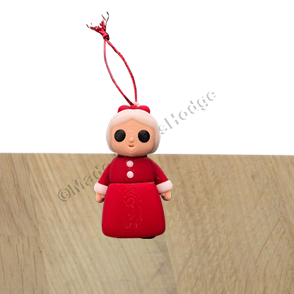 Mrs Claus Ornament