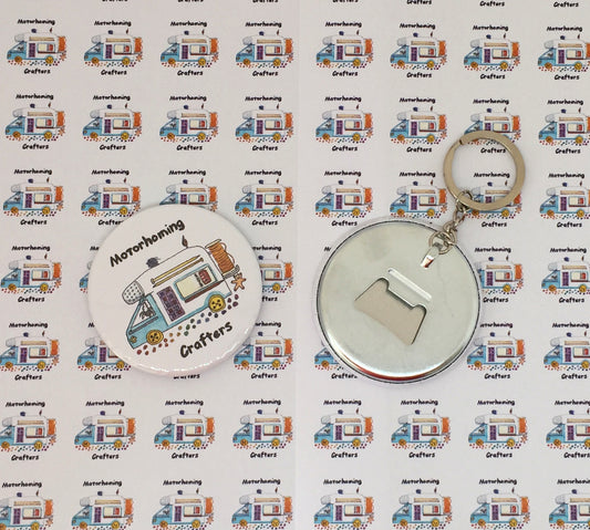 Motorhoming Crafters Keyring Bottle Opener