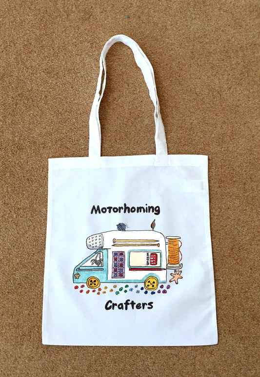 Motorhoming Crafters Tote Bag