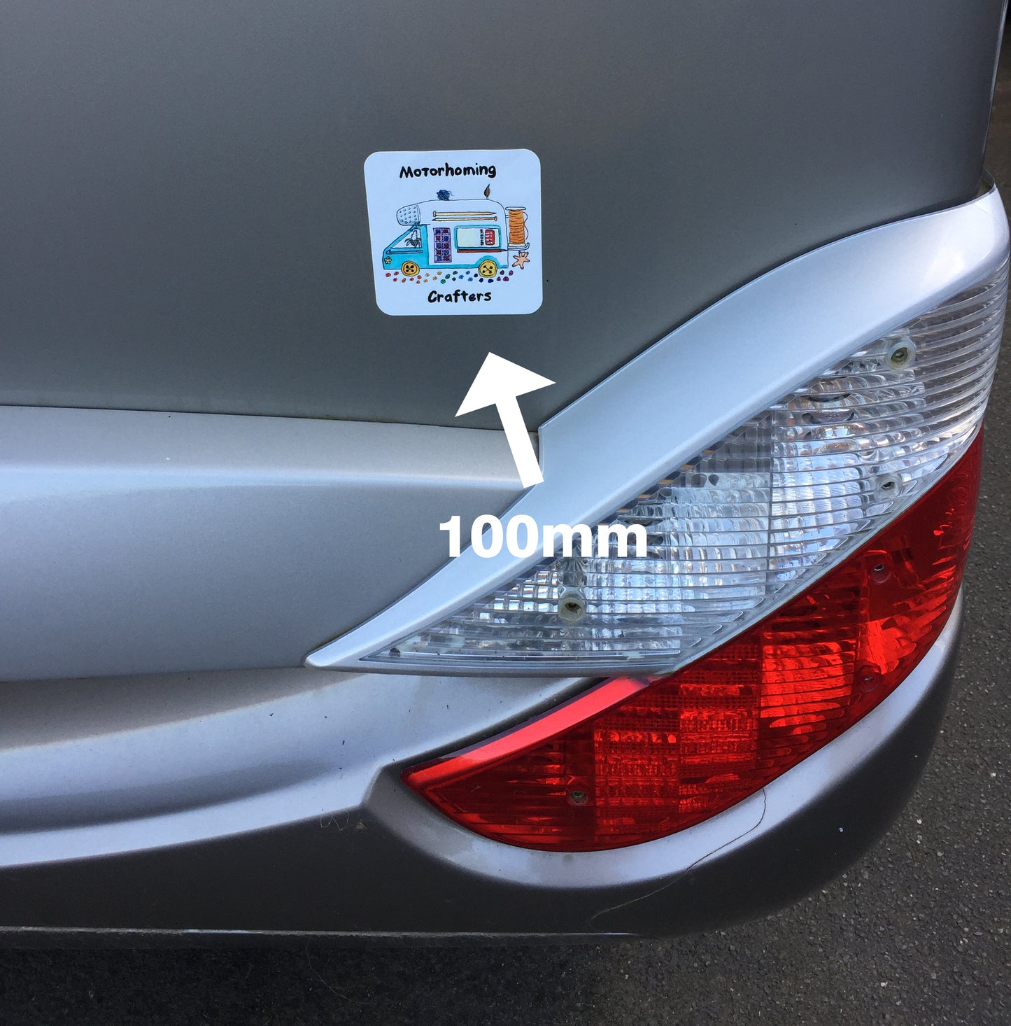 Motorhoming Crafters Stickers ( Free Postage )