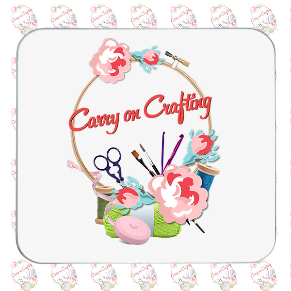 Carry on Crafting Coaster