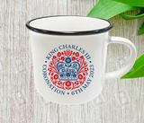 King Charles III Coronation Ceramic Camping  Mug
