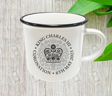 King Charles III Coronation Ceramic Camping  Mug