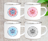 King Charles III Coronation Enamel Mug